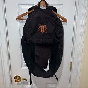 Nike Barcelona Soccer Football Bag Backpack USED